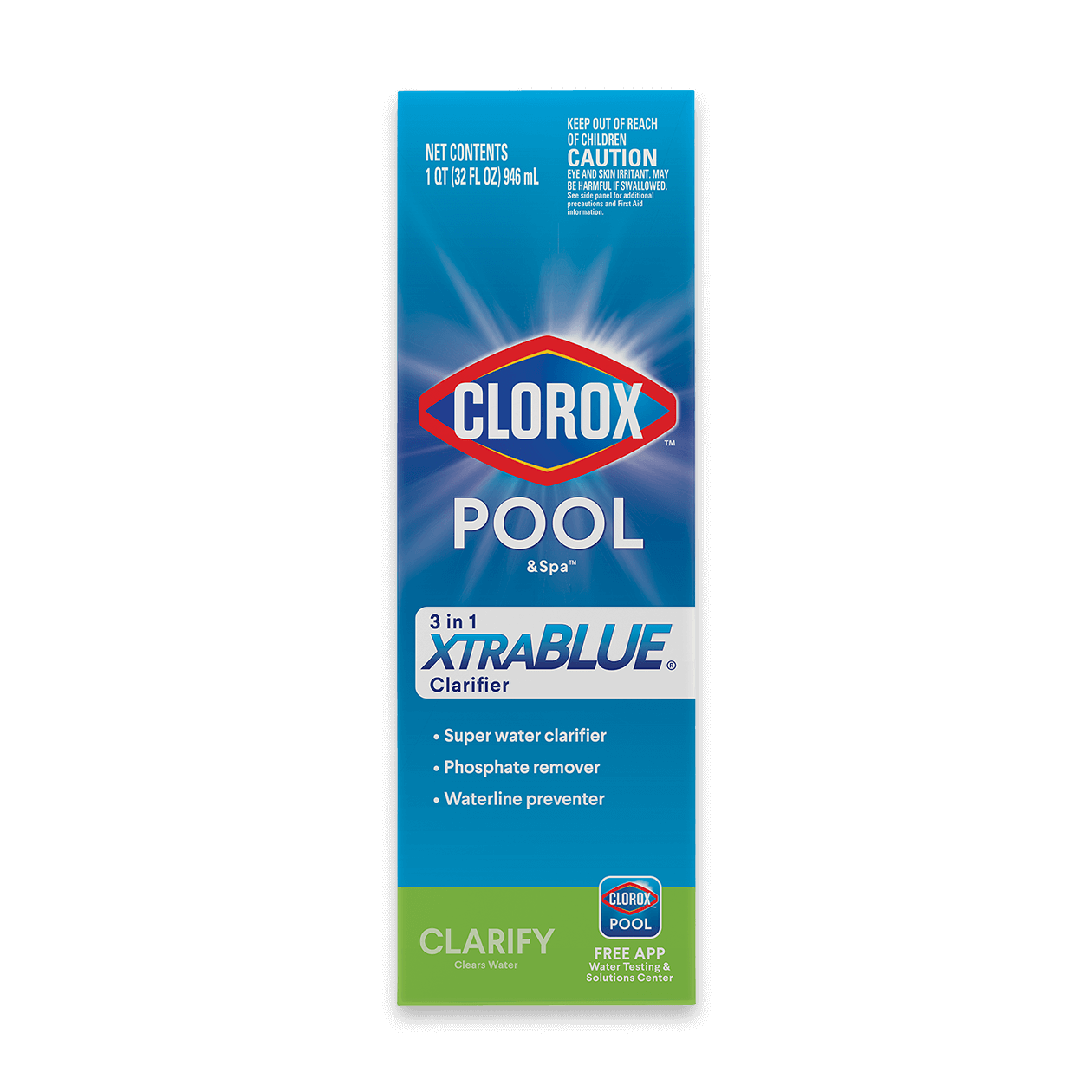 3 In 1 Xtrablue Clarifier Clarifiers Solutions Clorox Pool Spa