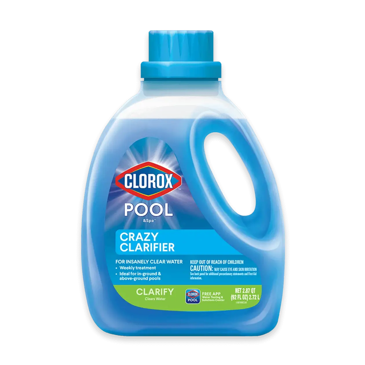 Crazy Clarifier™ Clarifiers + Solutions Clorox® Pool&Spa™