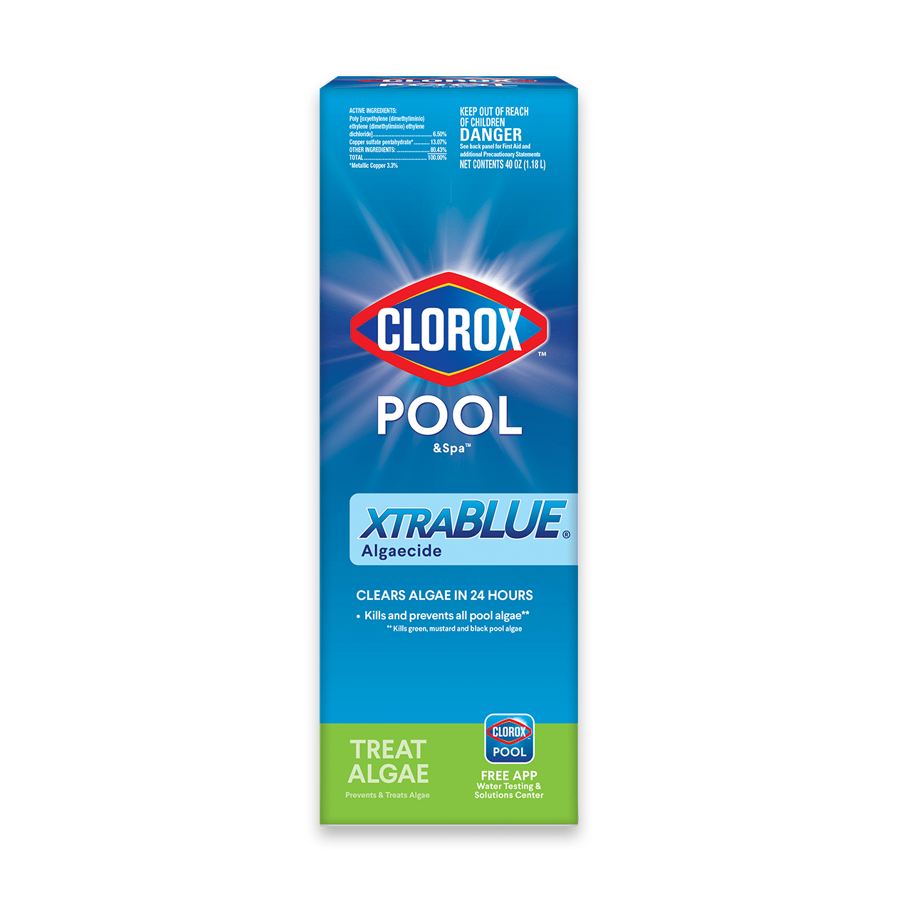 XtraBlue® Algaecide Algaecides Clorox® Pool&Spa™