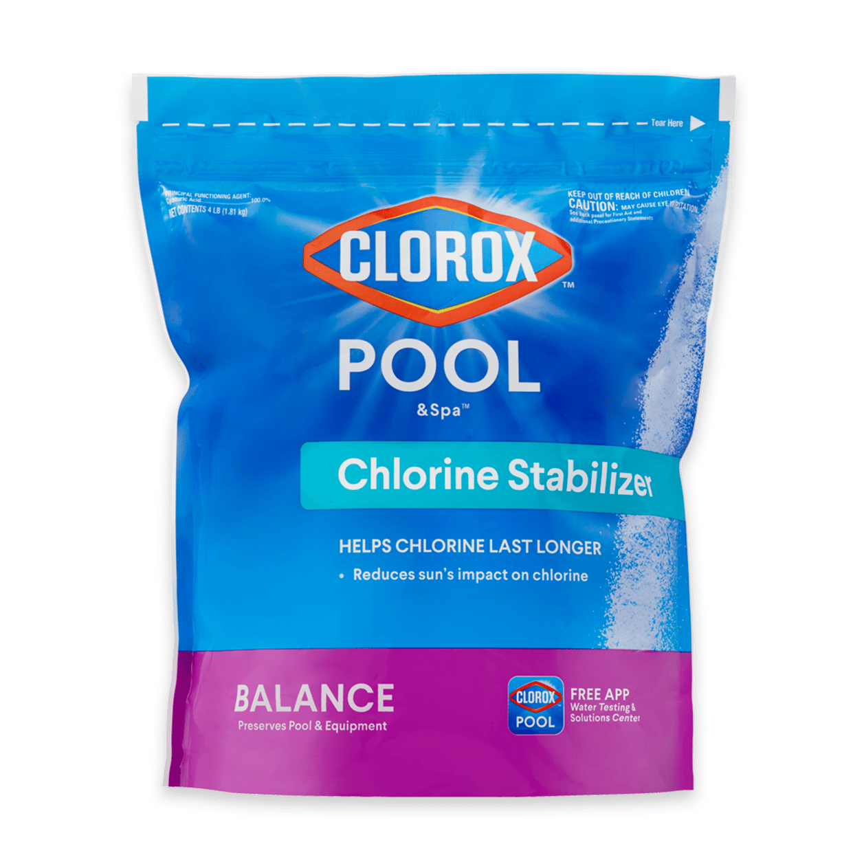 Chlorine Stabilizer Balancers Clorox® Pool&Spa™