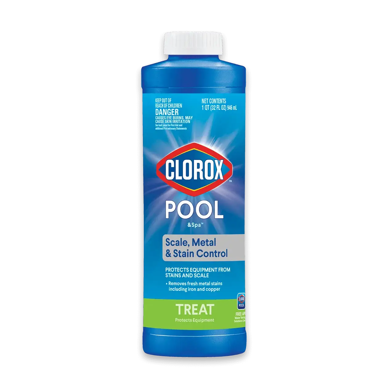 Scale, Metal & Stain Control Clarifiers + Solutions Clorox® Pool&Spa™