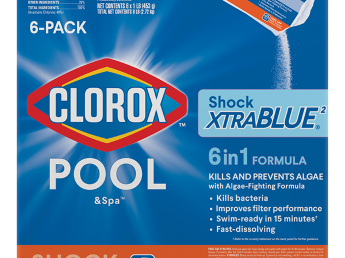 Lot of 6 CLOROX Pool & Spa Xtrablue 3" Long Lasting with Algae Killing 23000CLX 